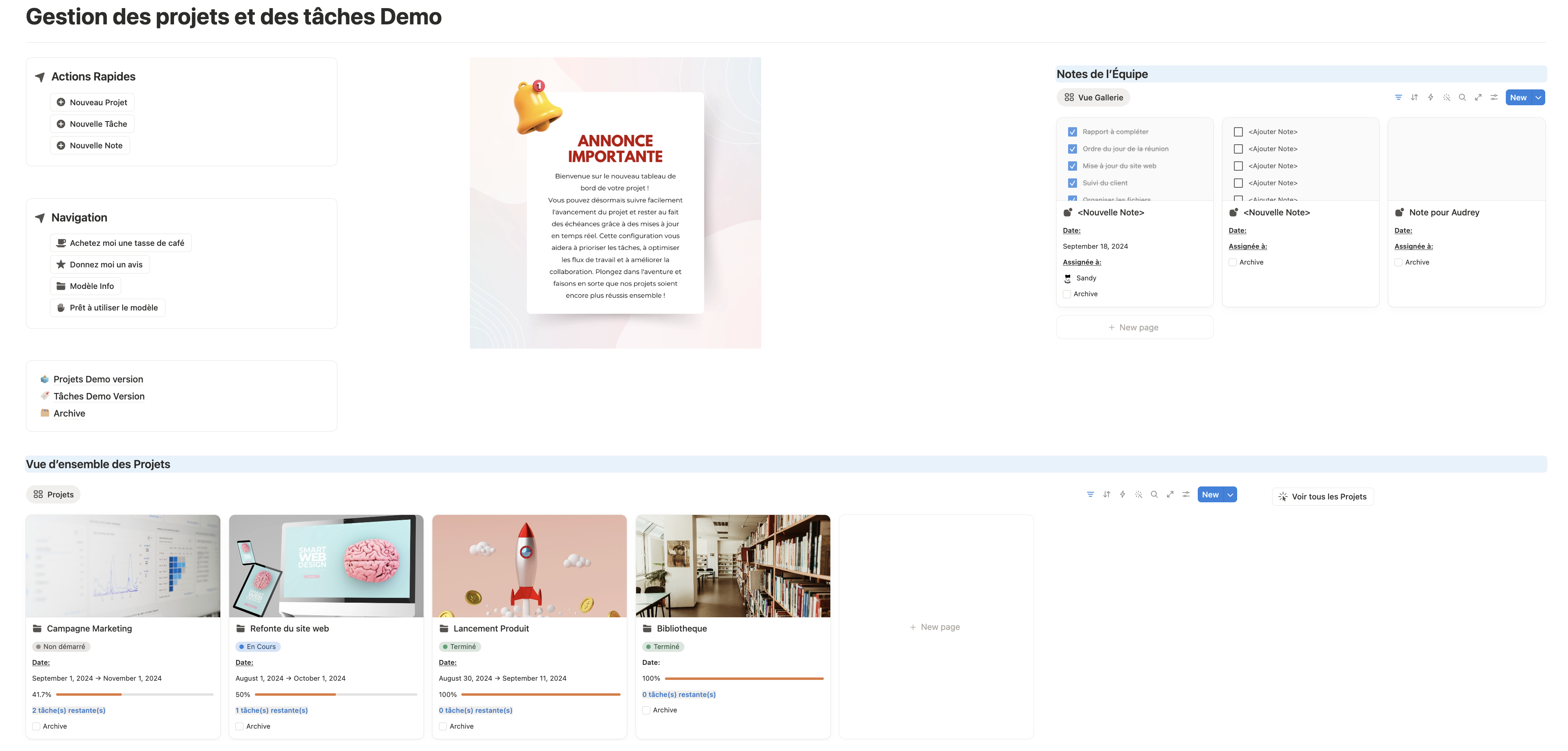 Gestion des projets et des tâches preview