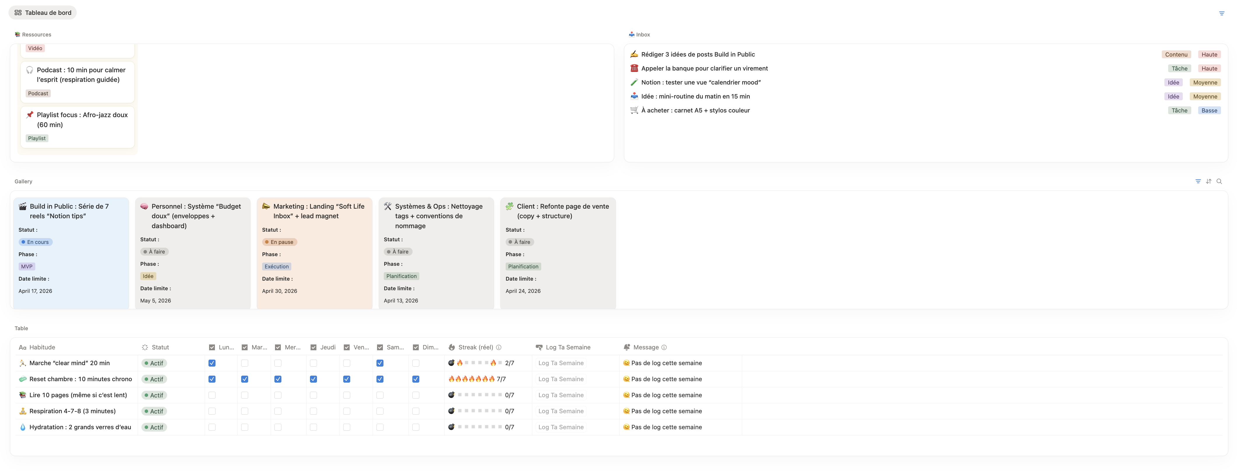 Soft Life Inbox preview